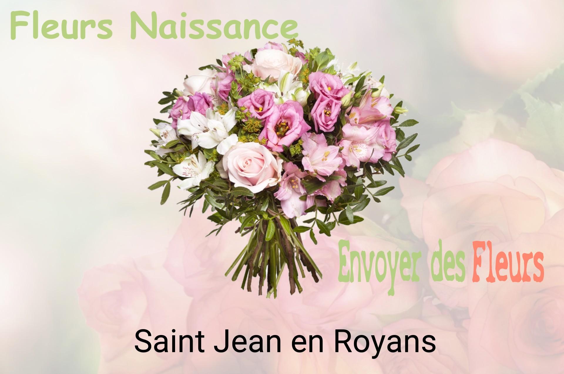 Bouquet de fleurs de naissance livré à Saint-Jean-en-Royans